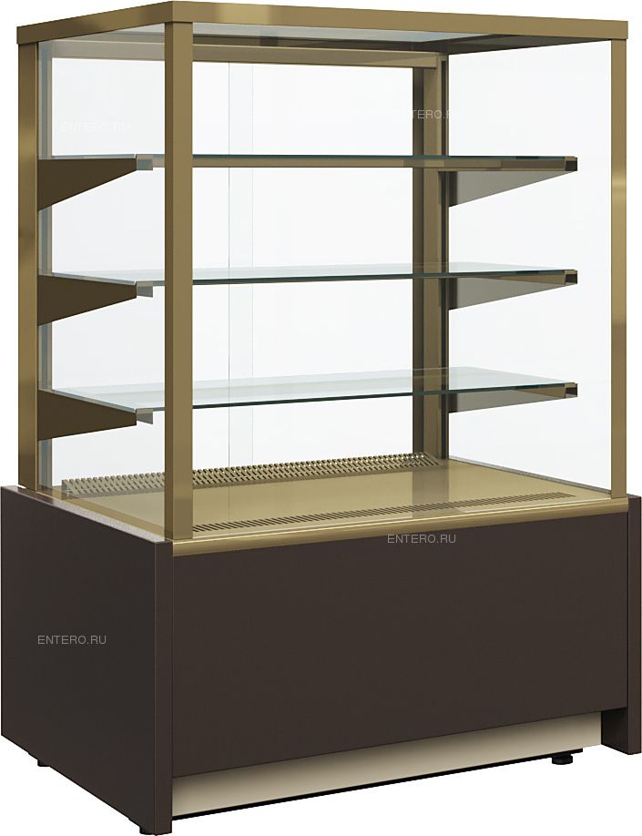 Витрина тепловая Polus Тепловая KC70 SH 0,9-1 LIGHT (стеклопакет)