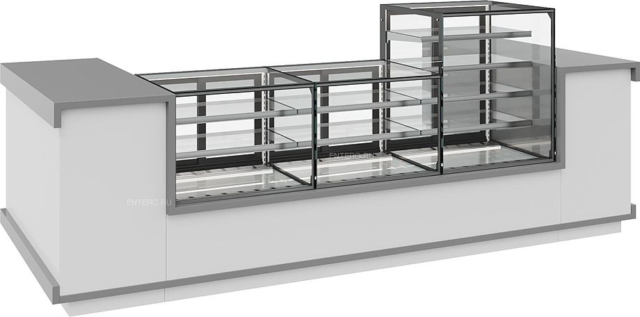 Витрина тепловая Polus KC71-110 SH 1,2-1 (9005)