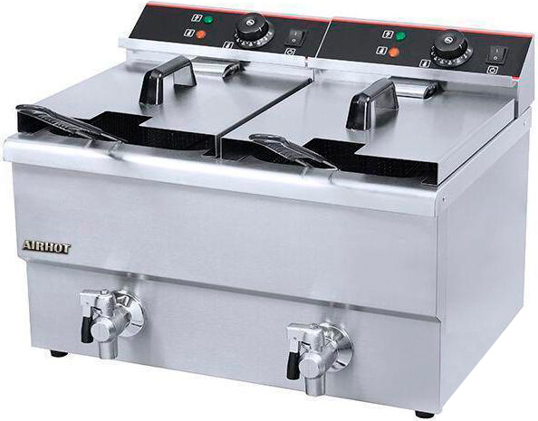 Фритюрница EF12+12 с краном Airhot