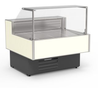 Холодильная витрина Cryspi Gamma Quadro М 1200 LED (с боковинами)