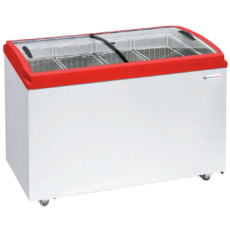 Морозильный ларь PRIME 400 E Red OptiLine