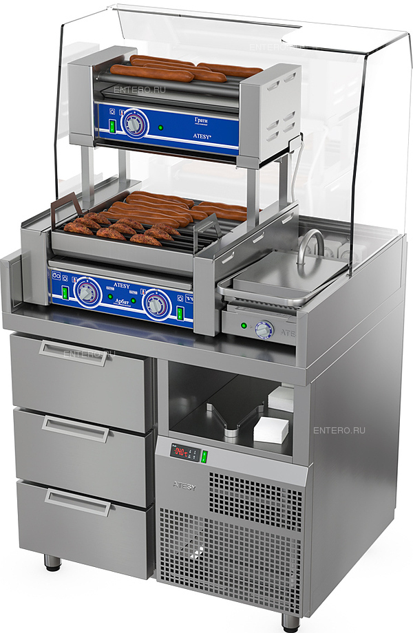 Аппарат HOT DOG ATESY БАВАРИЯ БХС -900.700-02