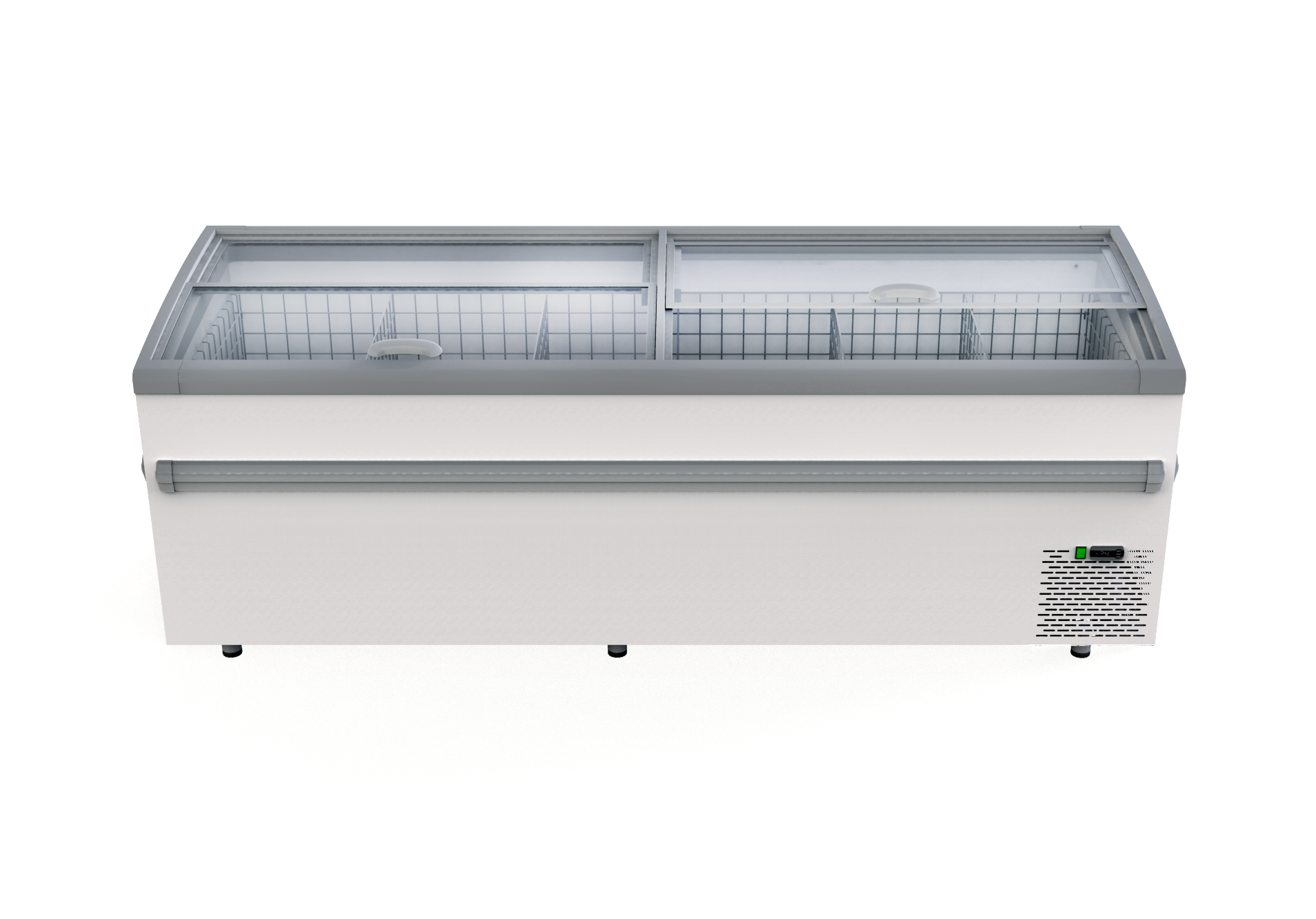 Морозильная бонета BFG 2500 PH с гнутым стеклом Bonvini