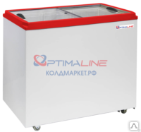 Морозильный ларь PRIME 550 CD Red OptiLine
