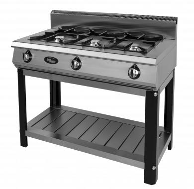 Плита газовая GrillMaster 3-Х ГОРЕЛОЧНАЯ Ф3ПГ/600 (ОТКРЫТЫЙ СТЕНД).