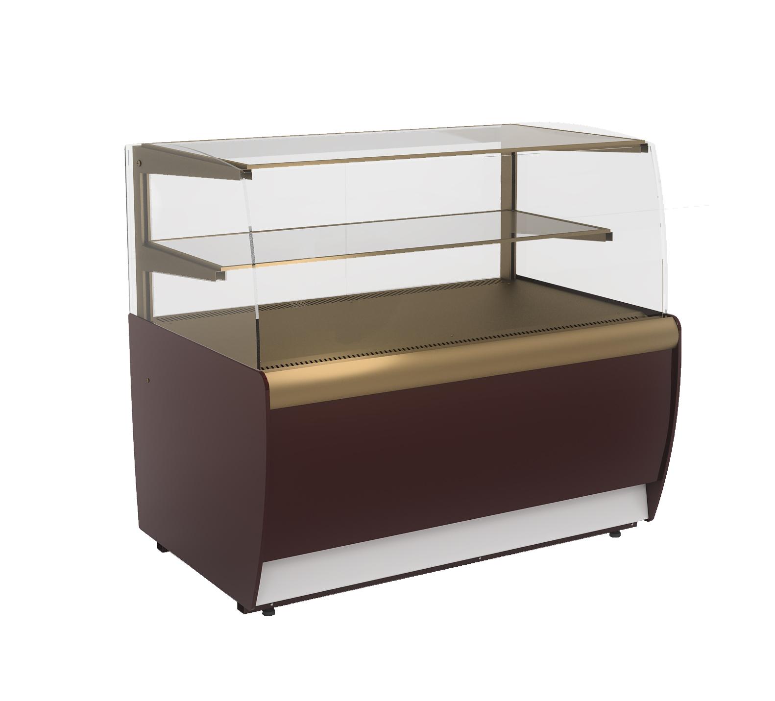 Кондитерская витрина Polus K70 VM 1,3-12 (ВХСв - 1,3д Carboma MINI)