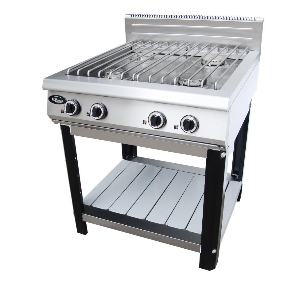 Плита газовая GrillMaster Ф4ПГ/900 (на подставке, решетка из н/стали)