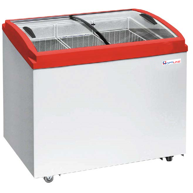 Морозильный ларь PRIME 350 E Red OptiLine