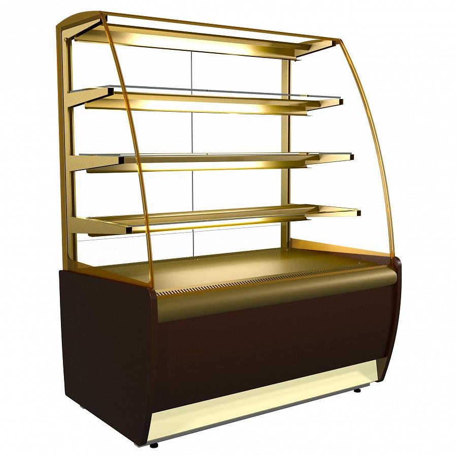 Кондитерская витрина Polus K70 VM 0,9-1 (ВХСв - 0,9д Carboma)
