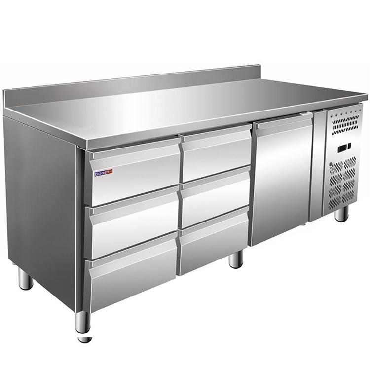 GN3260TN БОРТИК 6 ЯЩИКОВ+1 ДВЕРЬ Cooleq