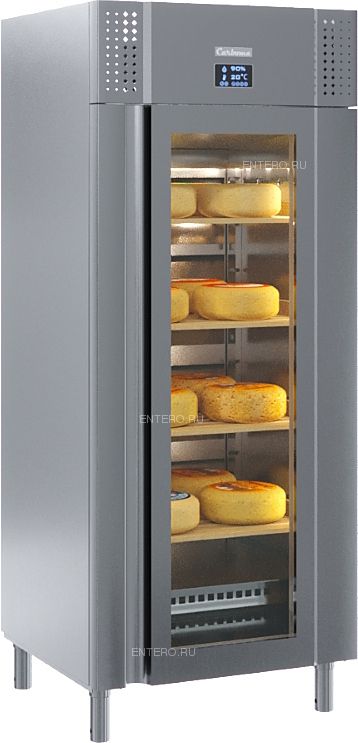 Шкаф холодильный M700GN-1-G-HHC 9005 (сыр, мясо) Polus