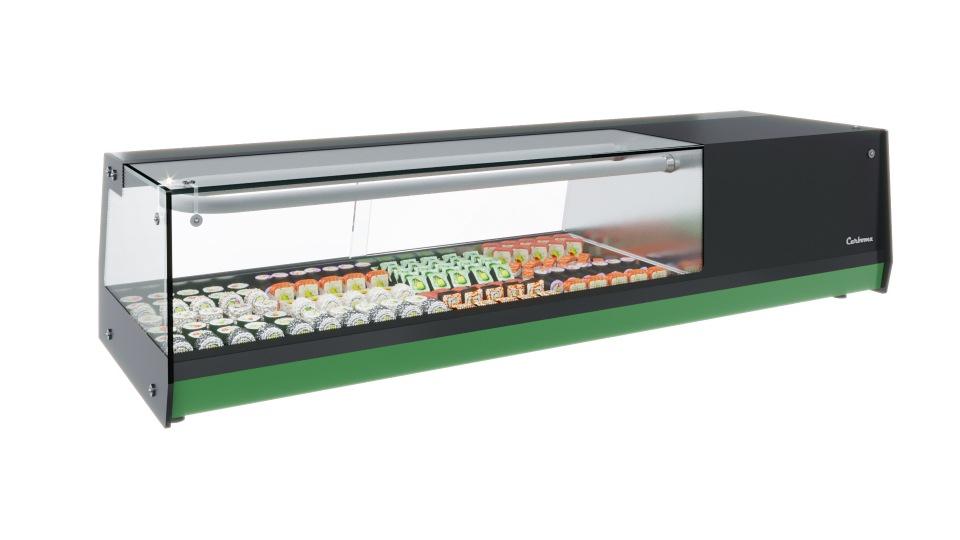 Витрина тепловая Polus Carboma AC37 SM 1,5-1 Sushi (6 GN 1/3)
