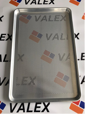 Противень алюминиевый перфорированный  600X400 мм (борт 25 мм) VALEX